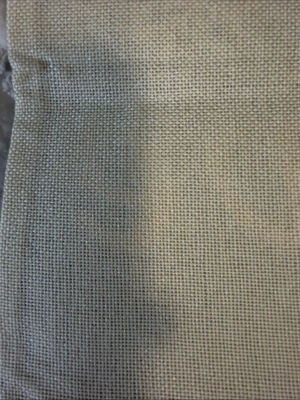 Believe Holiday Decorative Pillow Cover - Blue with White Script nwot